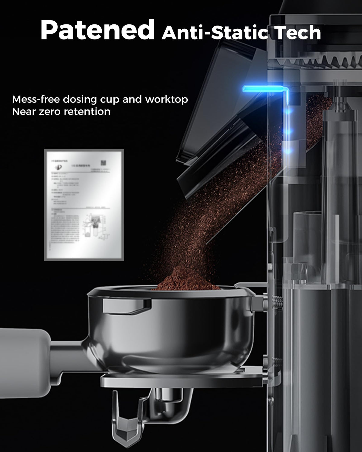 Espresso Machine with Conical Burr Coffee Grinder P11069