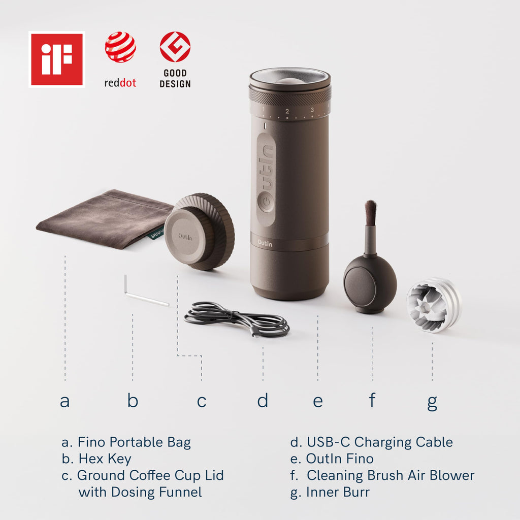 Portable Electric Coffee Grinder with 28 Grind Settings Y976801