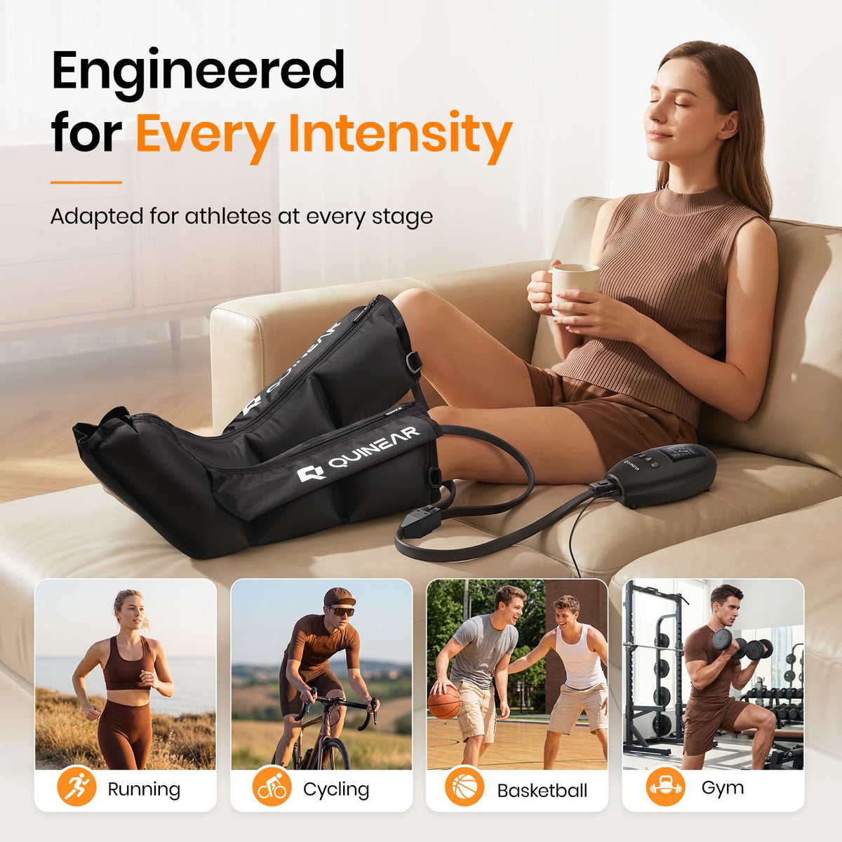 Air Compression Leg Recovery Boots Massager F24501