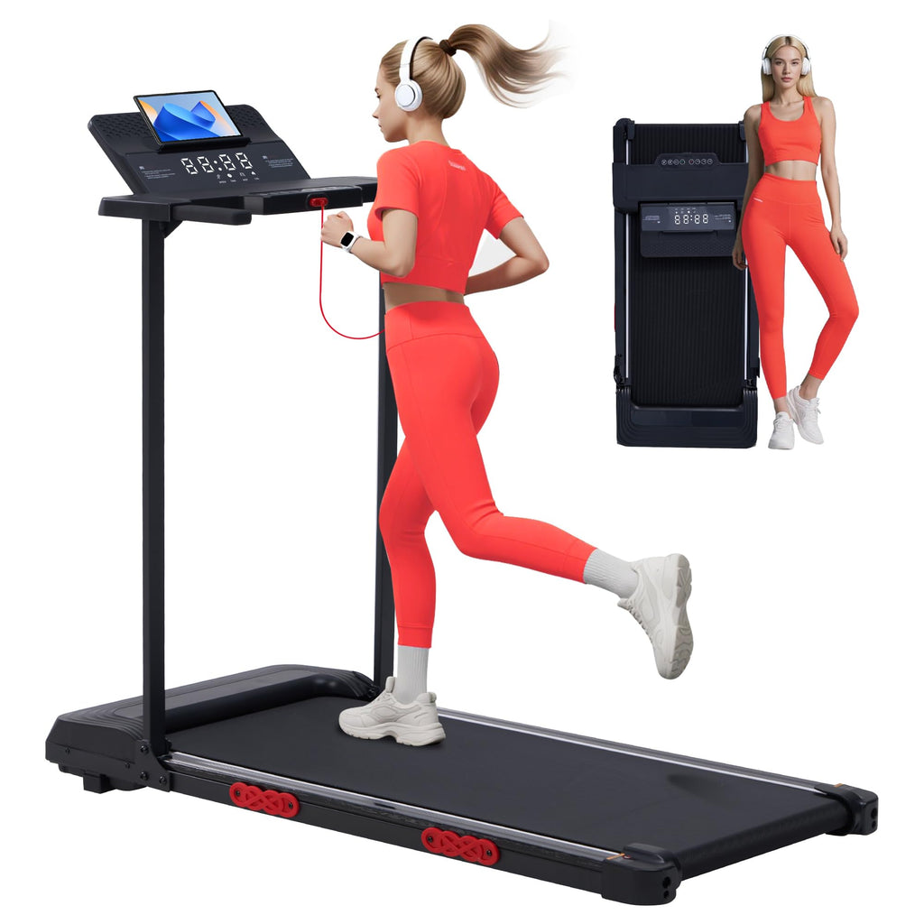 Folding Walking Pad with Handle Bar & Incline F499713