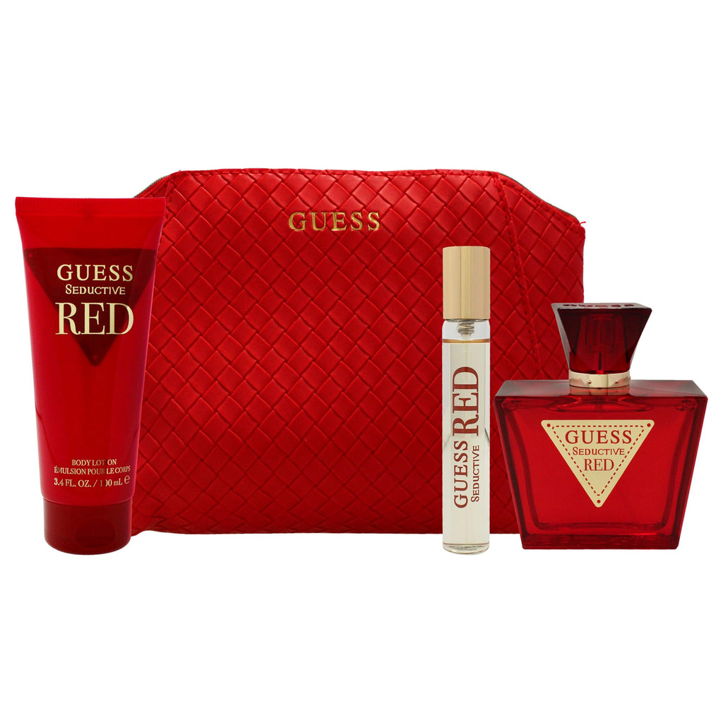 2.5 oz EDT Spray 3.4 oz Body Lotion 0.5 oz Travel Spray 4 Pc Gift Set W1394