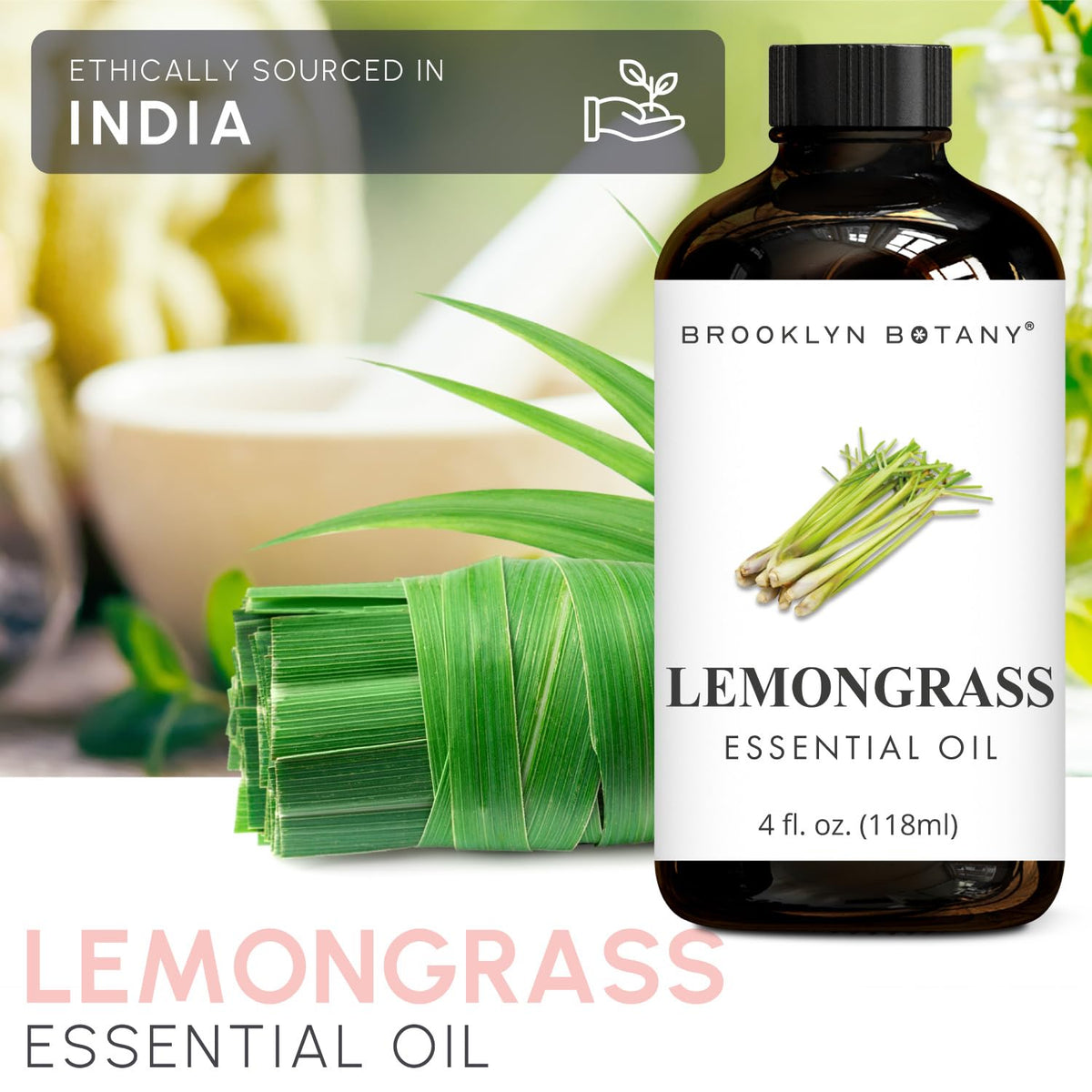 Lemon & Lemongrass Essential Oils 4 Fl Oz Pack of 2 D881