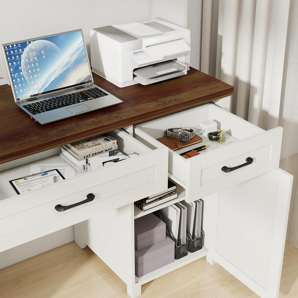67" Executive Desk with File Drawer V75589