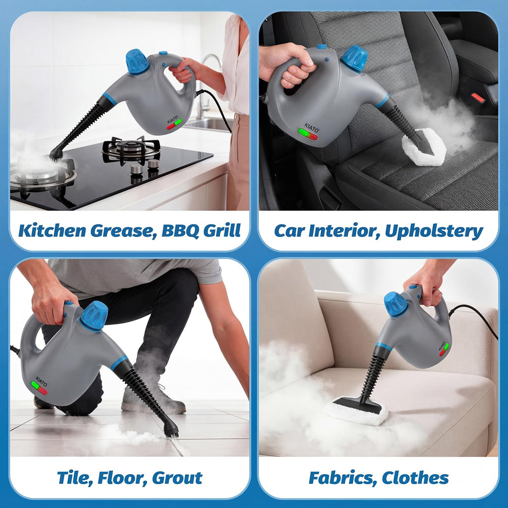 Handheld Steam Cleaner Pressurized Grey M87285