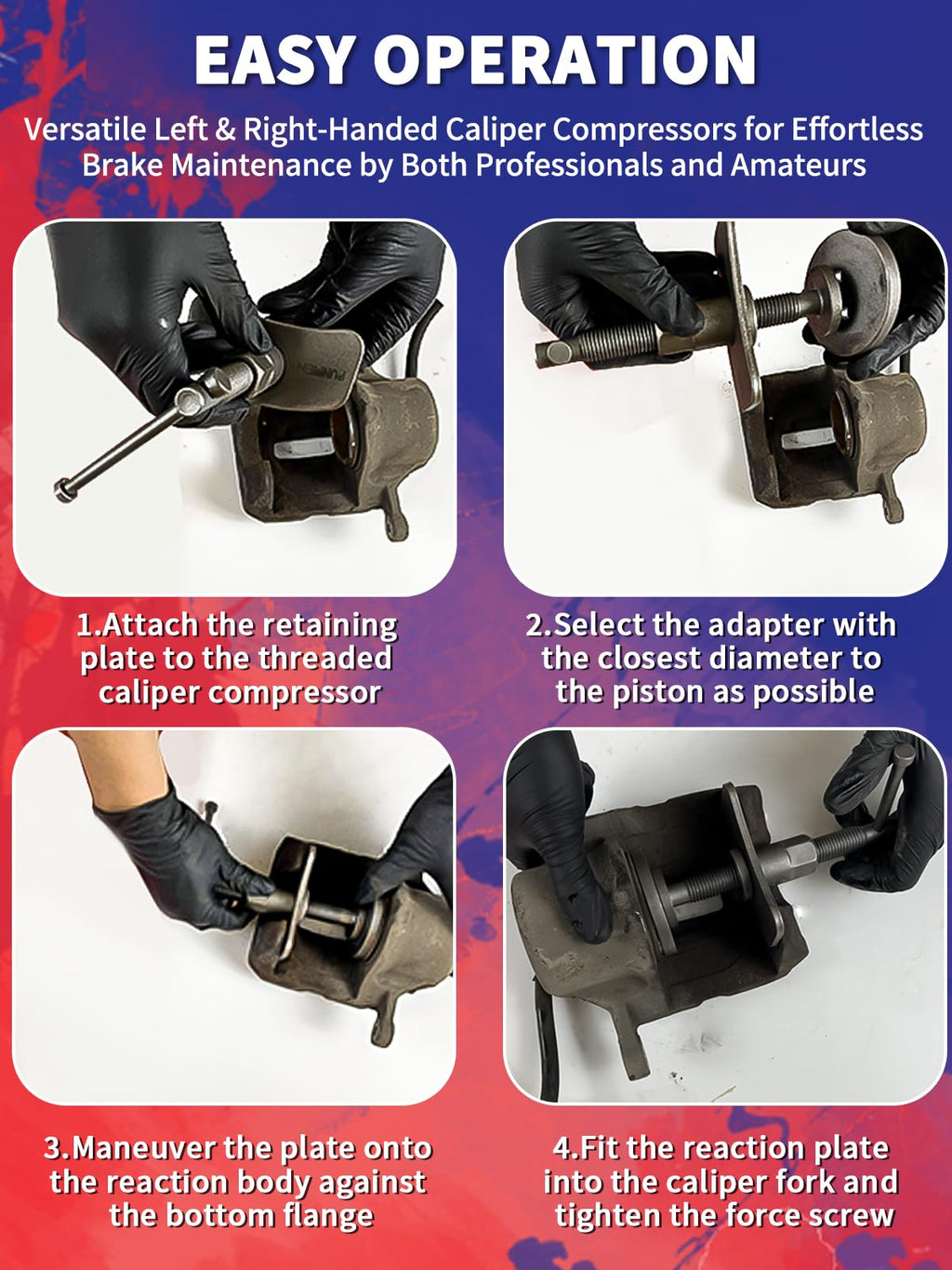Heavy Duty Disc Brake Caliper Compression Tool J5119
