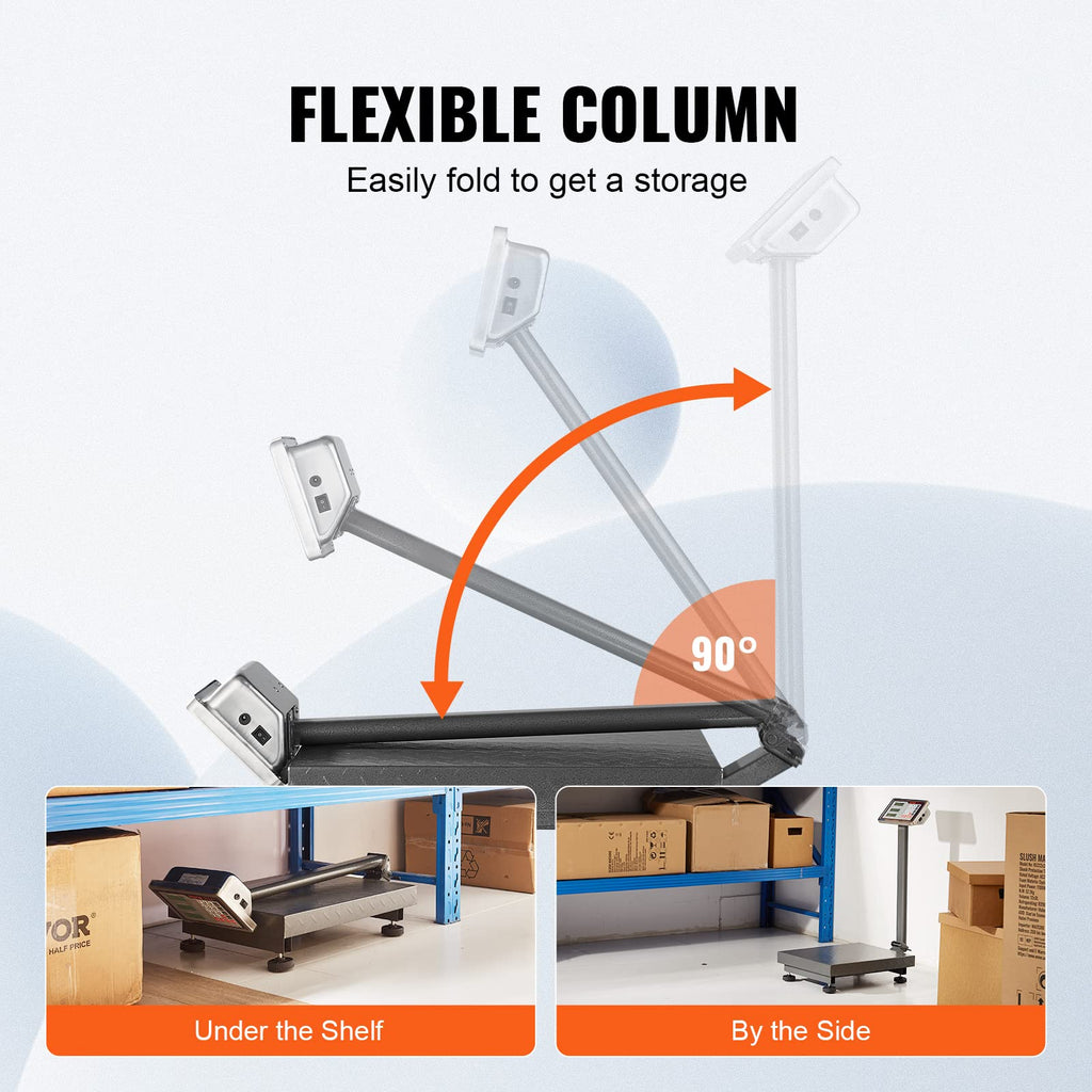 660 lbs Stainless Steel Digital Platform Scale D6029