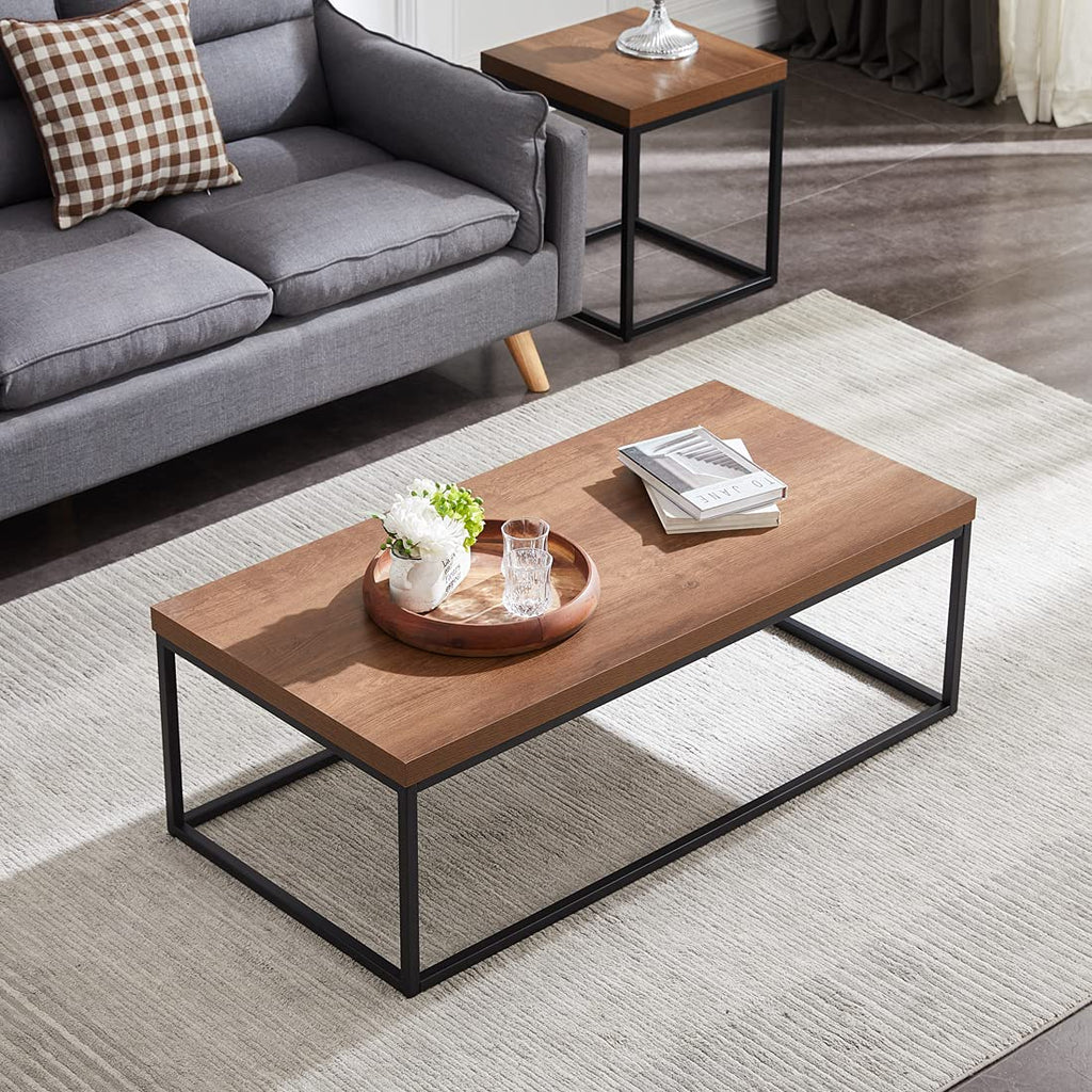 Dark Walnut Coffee Table & End Table Set N12801