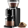 Conical Burr Electric Coffee Grinder 35 Settings Black Q553