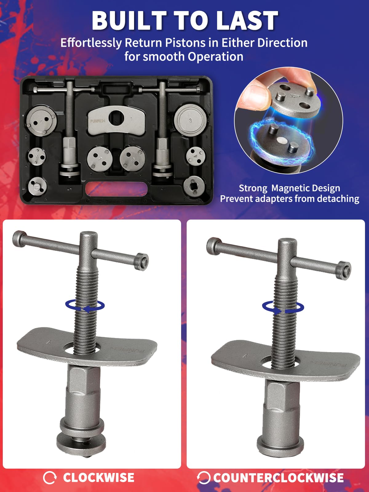 Heavy Duty Disc Brake Caliper Compression Tool J5119