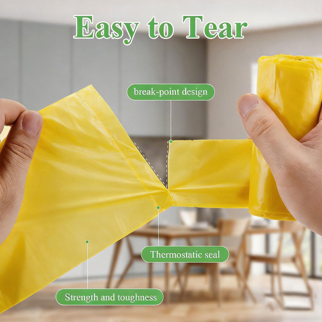 4 Gallon Biodegradable Trash Bags With Handles P674