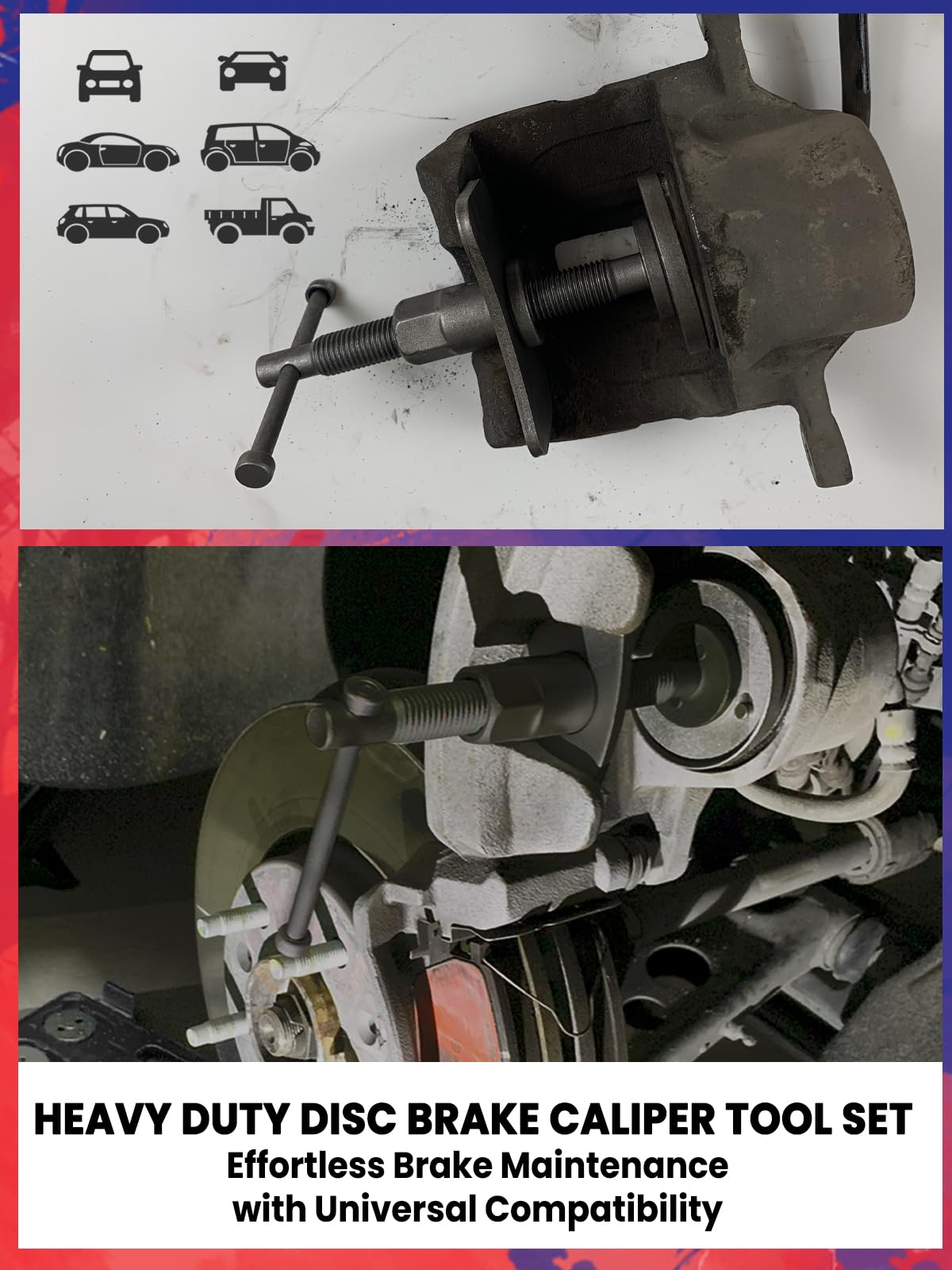 Heavy Duty Disc Brake Caliper Compression Tool J5119