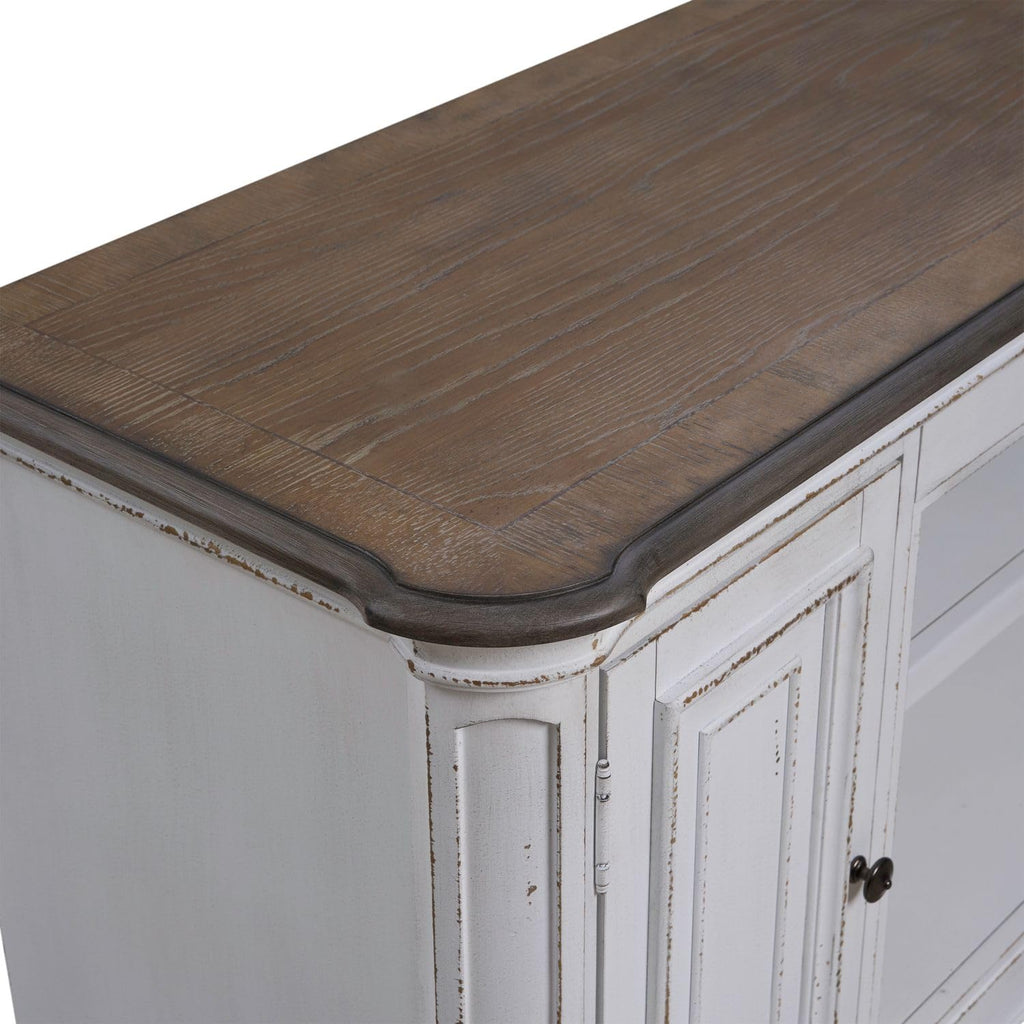 82 Inch Antique White TV Console H27524