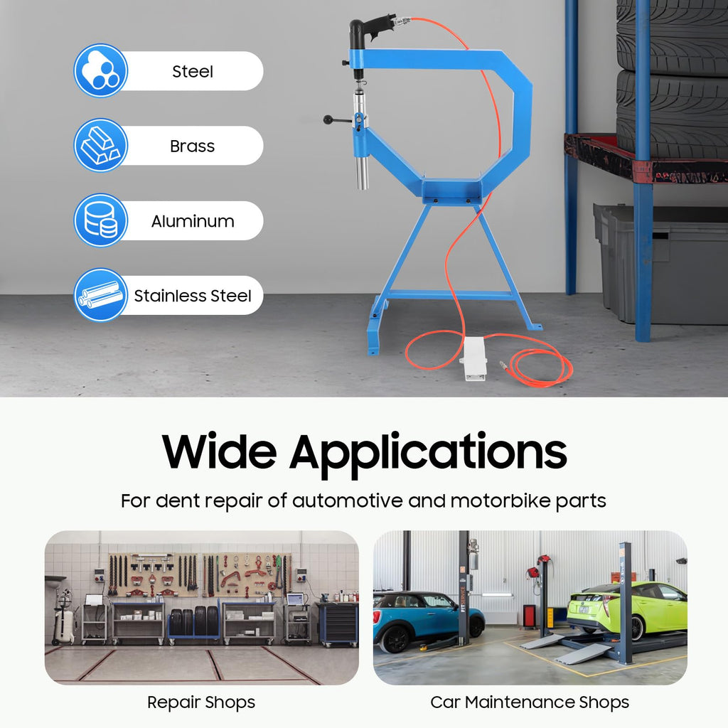 Pneumatic Planishing Hammer with Stand and Foot Pedal I73446