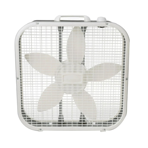 20" Classic Box Fan, 3 Speeds, White T472857