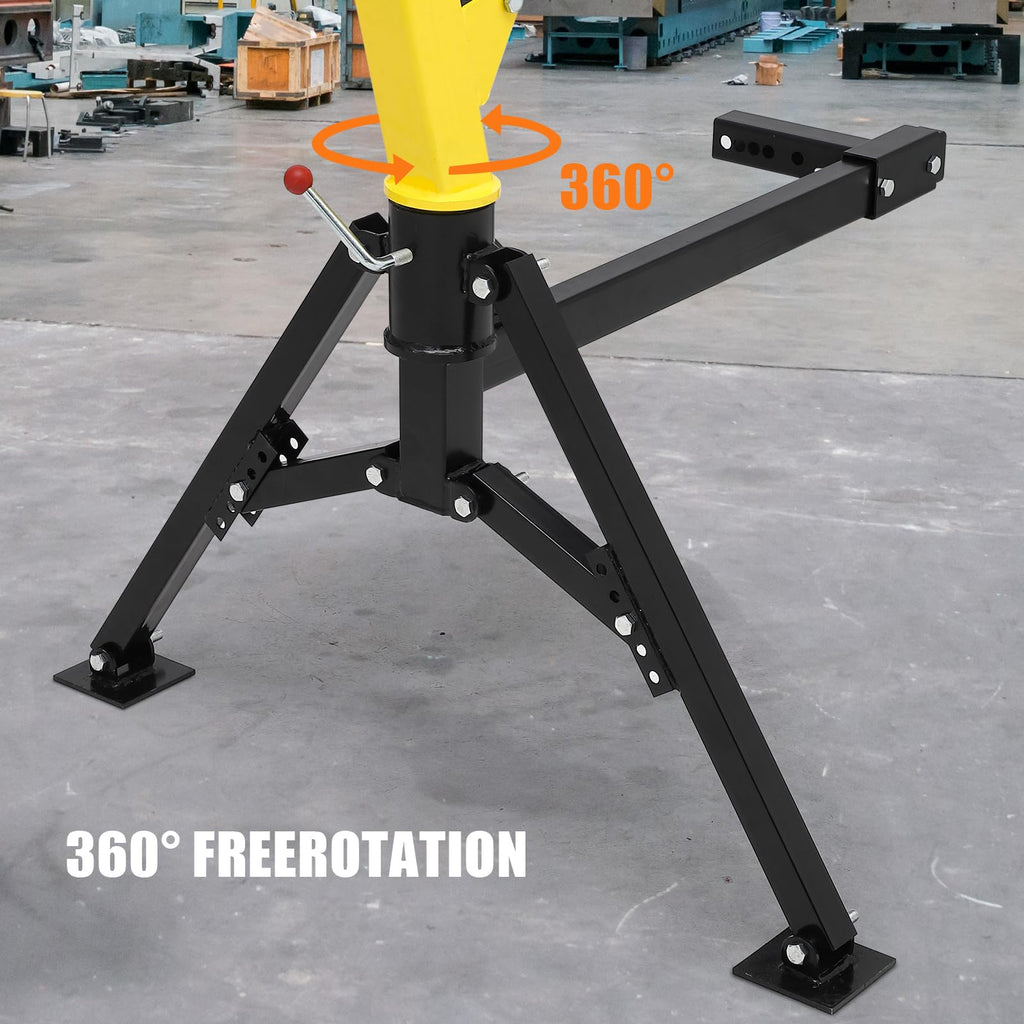 Hydraulic Swivel Hitch Mounted Truck Crane 1000 LBS Capacity C3916