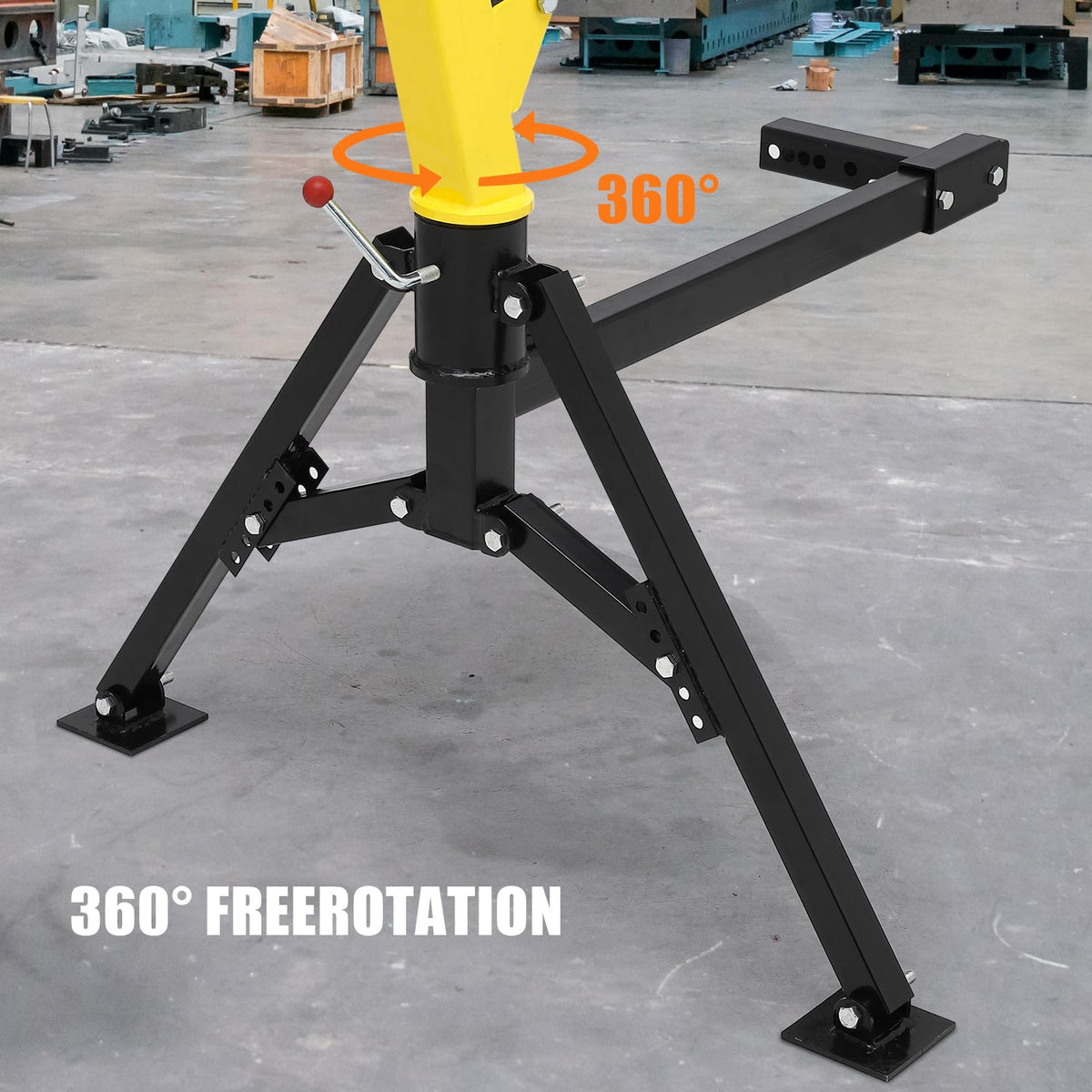 Hydraulic Swivel Hitch Mounted Truck Crane 1000 LBS Capacity C3916