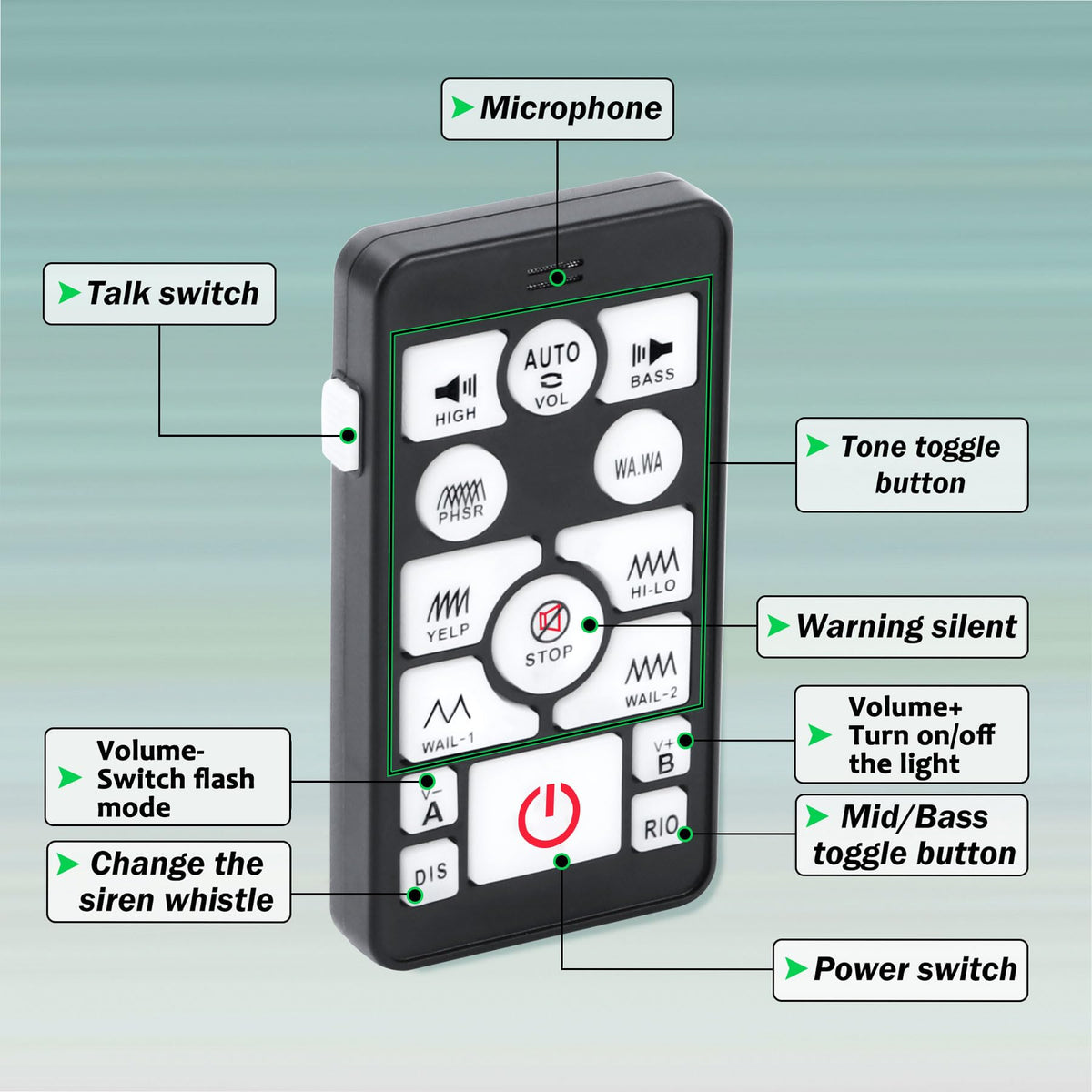 Emergency Siren Pa System L8081
