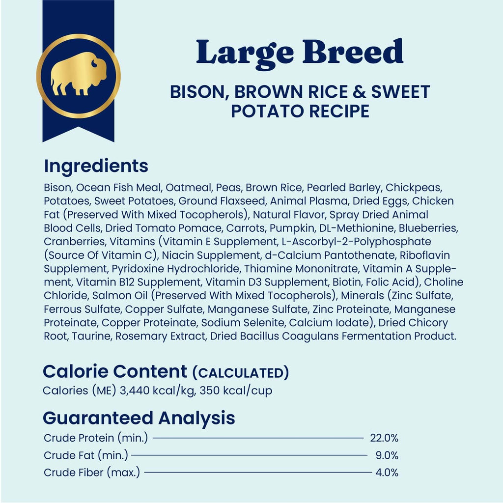 Solid Gold Bison Dry Dog Food 22LB G523