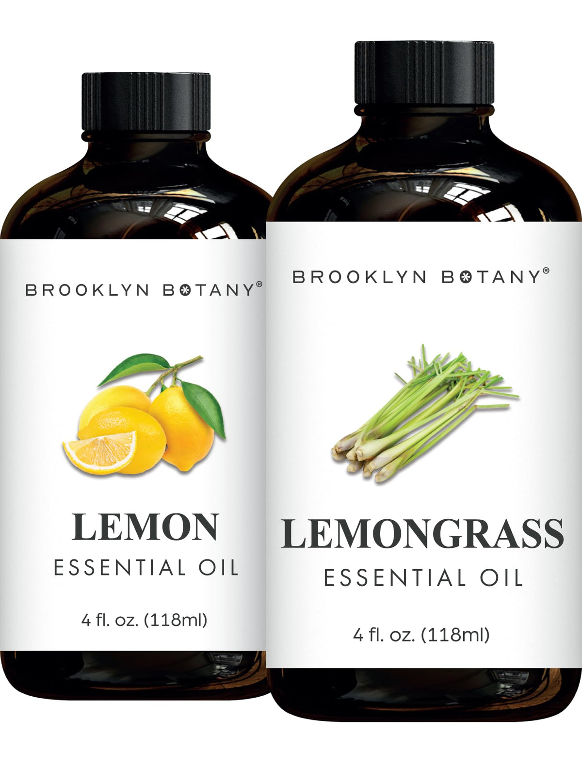 Lemon & Lemongrass Essential Oils 4 Fl Oz Pack of 2 D881