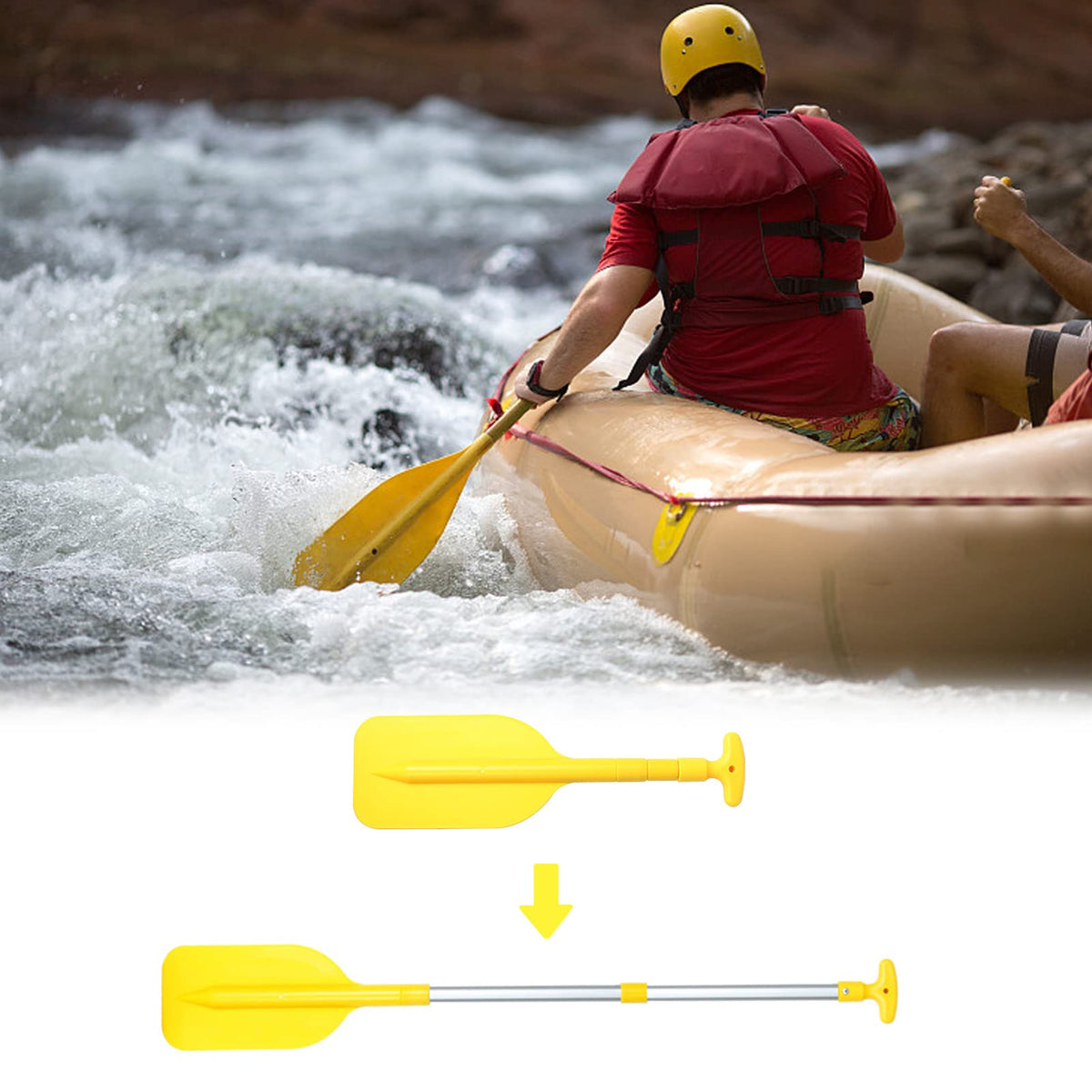 Adjustable Aluminum Alloy Telescopic Kayak Paddle Z322