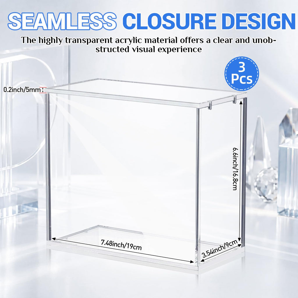 3 Pack 5mm Acrylic Cases B521