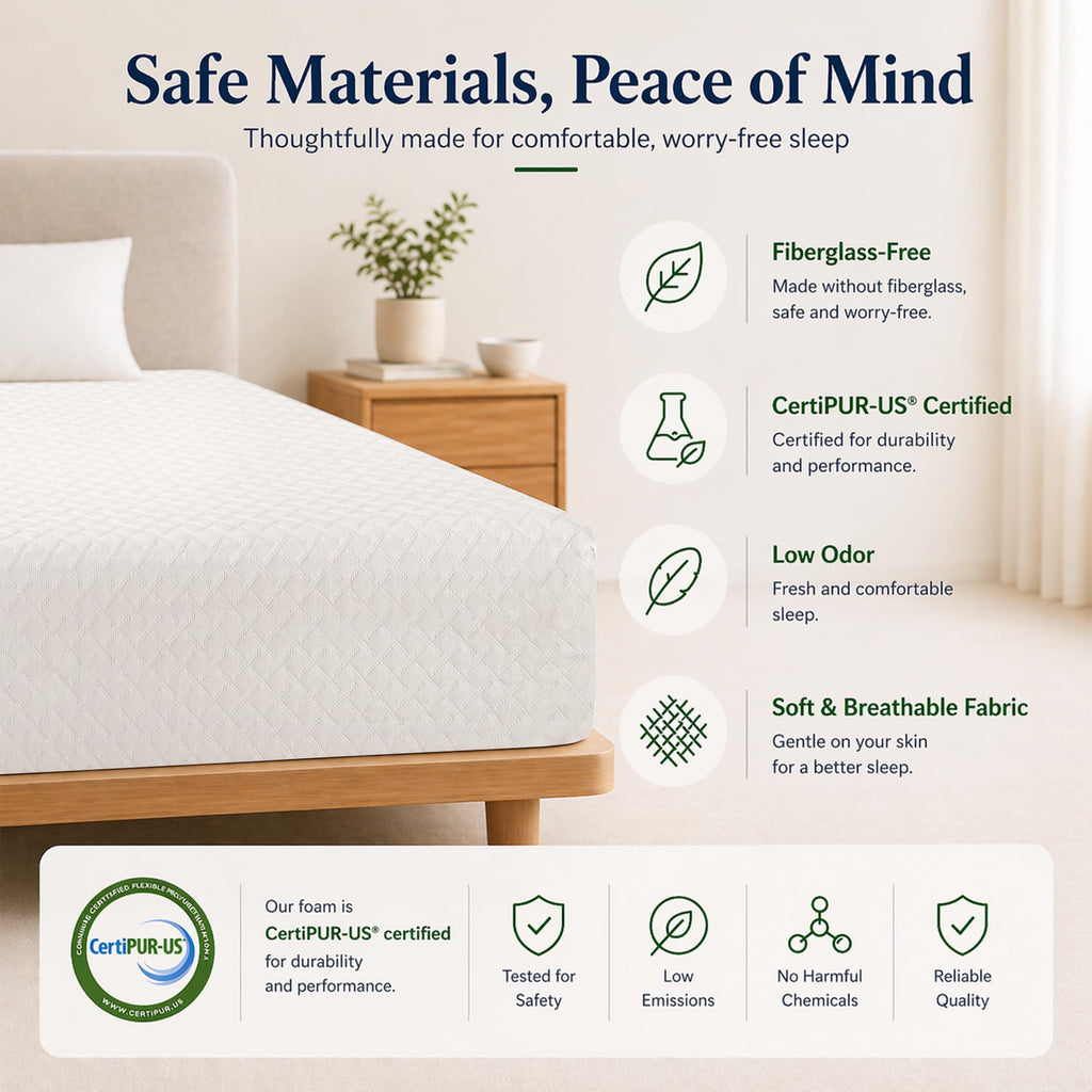 Twin Size 5 Inch Memory Foam Mattress M7764