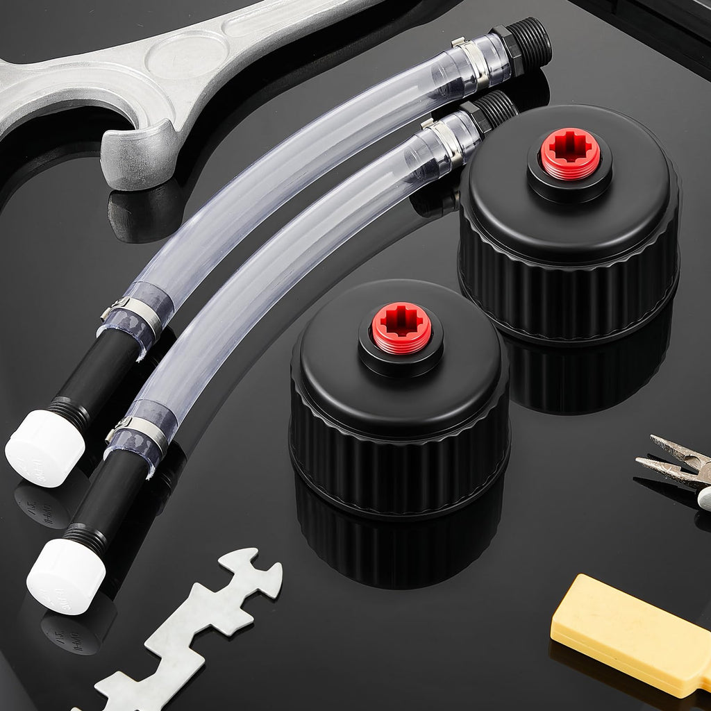 4 Pcs Fuel Jug Cap Replacement with Hose Kit O4419