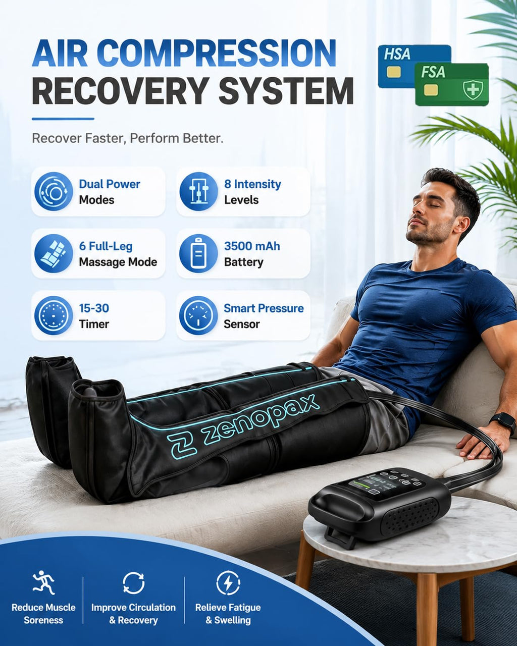 Air Compression Leg Massager X681269