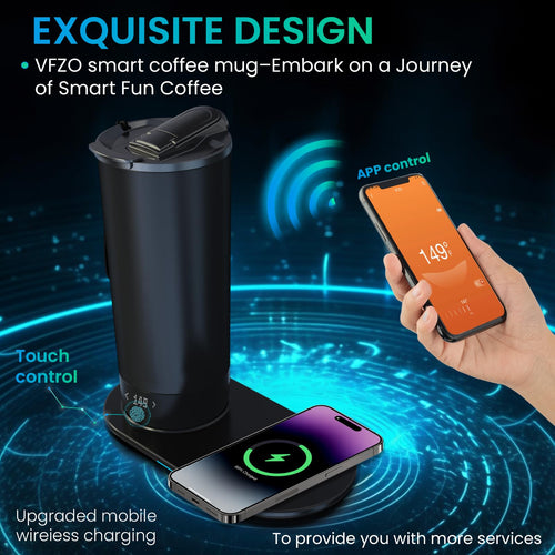 20 Oz Temperature Control Heated Travel Mug J1884