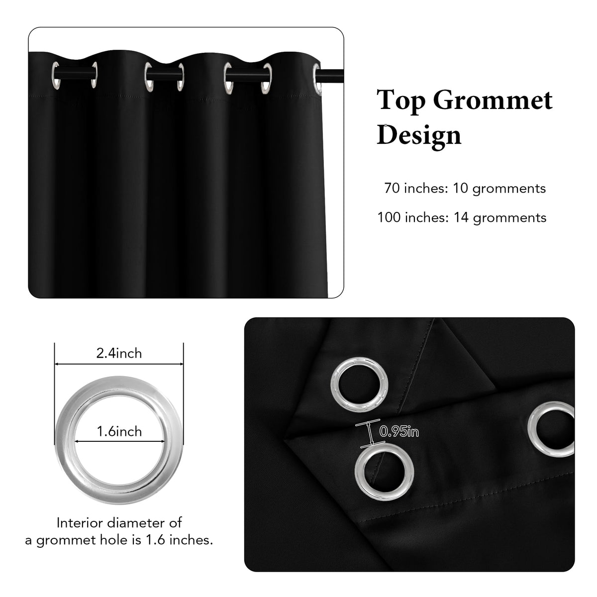 Extra Wide Blackout Curtains H45379