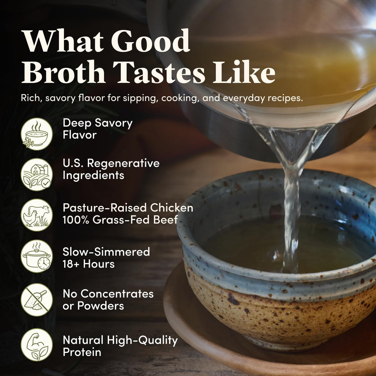 Chicken Bone Broth Variety Pack 4-Pack Q234