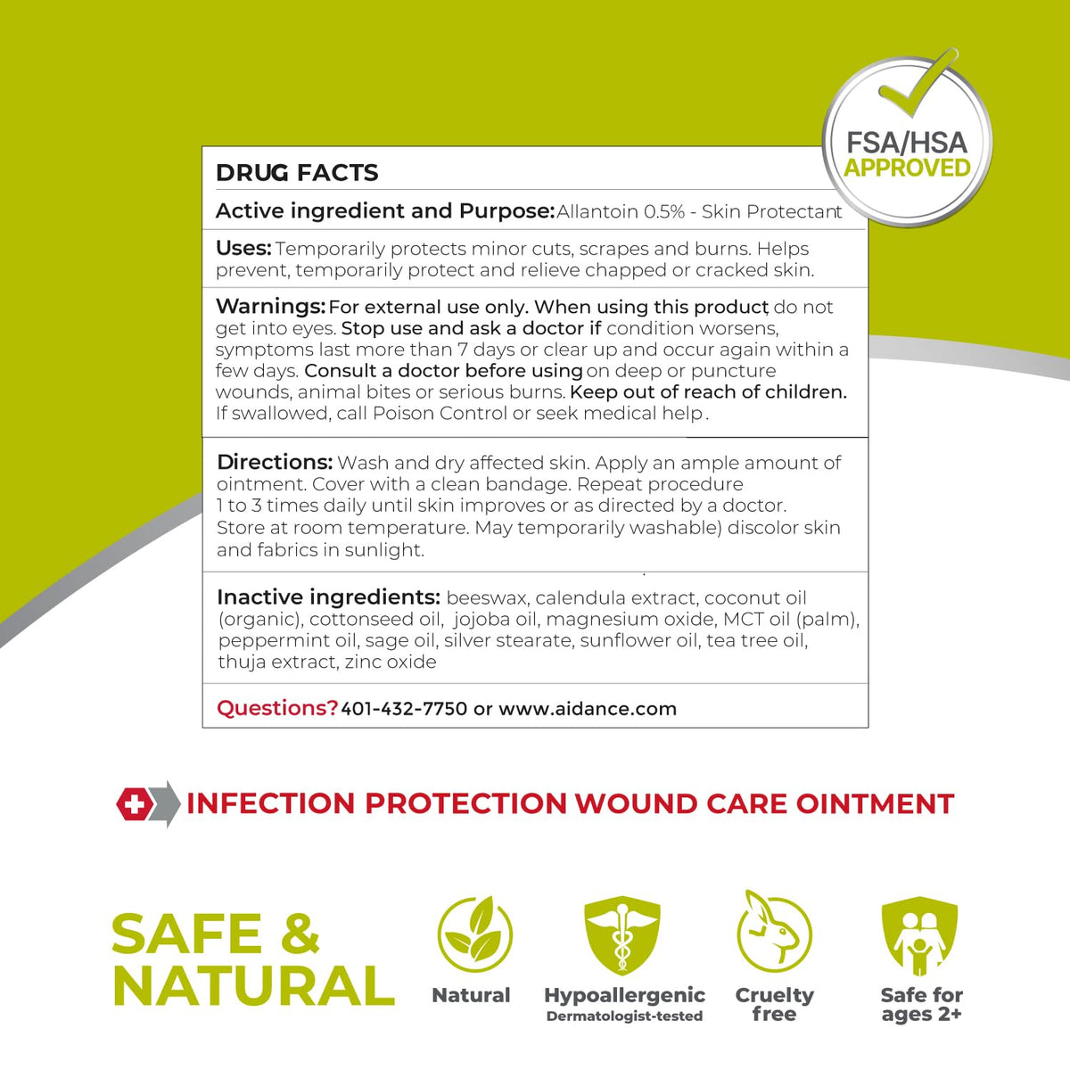 Wound Care Healing Ointment 0.5oz W817617