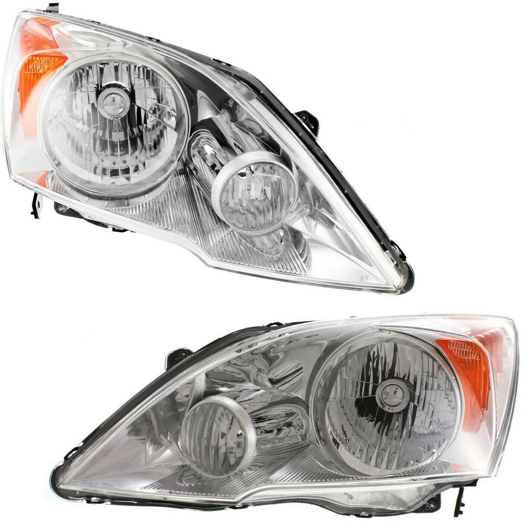 Headlight Left Right Clear Lens W1982
