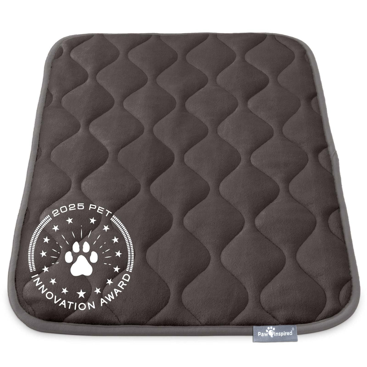 Washable Padded Crate Mats for Dogs Gray 29x18 Inch I12792