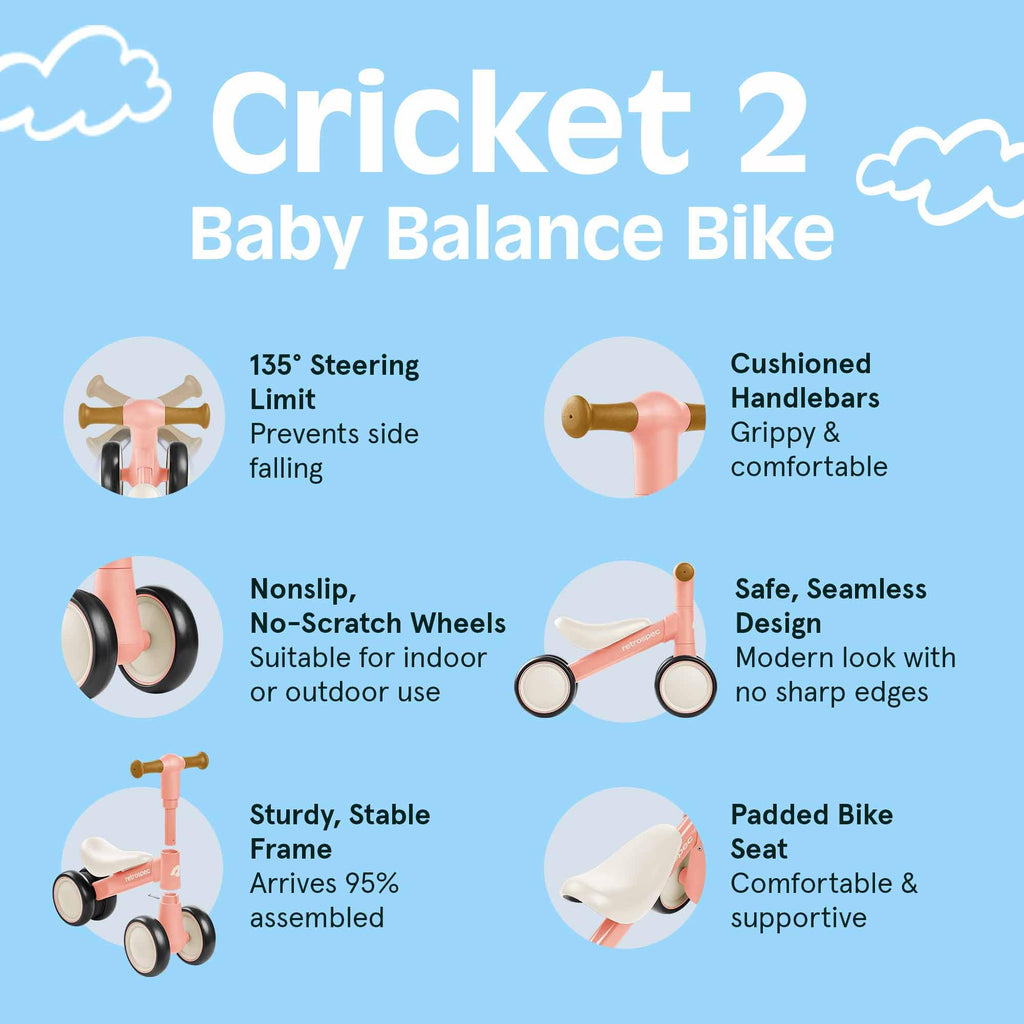 Baby Walker Balance Bike with 4 Wheels C3114