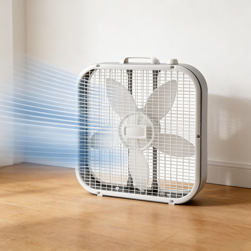 20" Classic Box Fan, 3 Speeds, White T472857