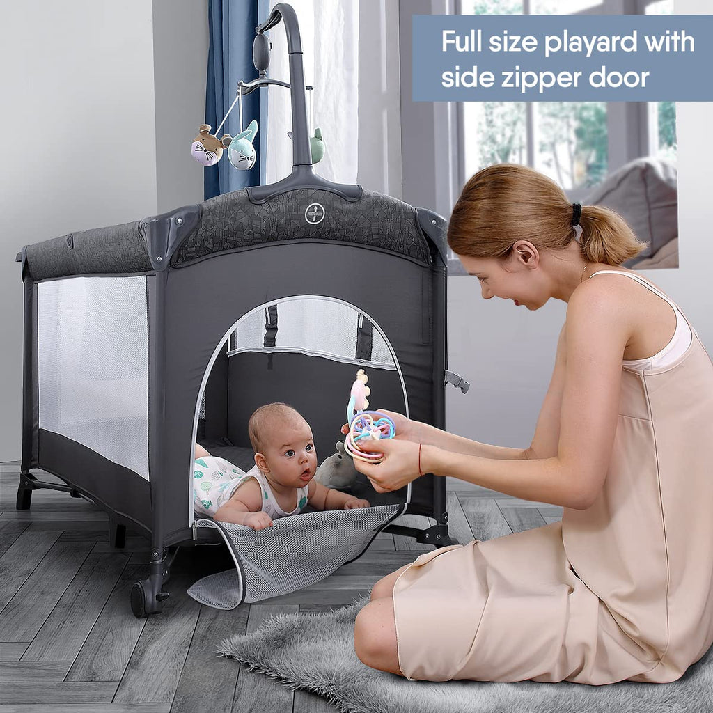 Baby Bassinet Bedside Crib T126