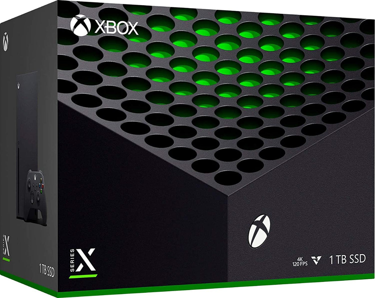 X-Box Series X Gaming Console Bundle 1TB SSD Black Console with Two Wireless Controllers M6010
