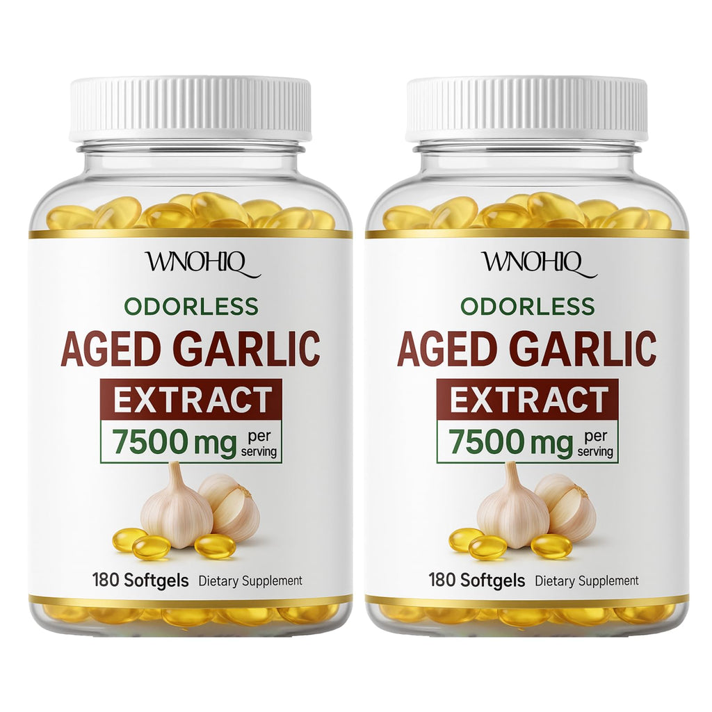Aged Garlic Extract 360 Softgels Organic Non-GMO Gluten-Free A653282
