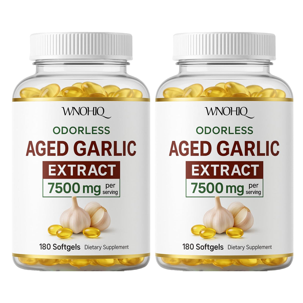 Aged Garlic Extract 360 Softgels Organic Non-GMO Gluten-Free A653282