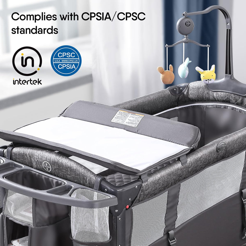 Baby Bassinet Bedside Crib T126