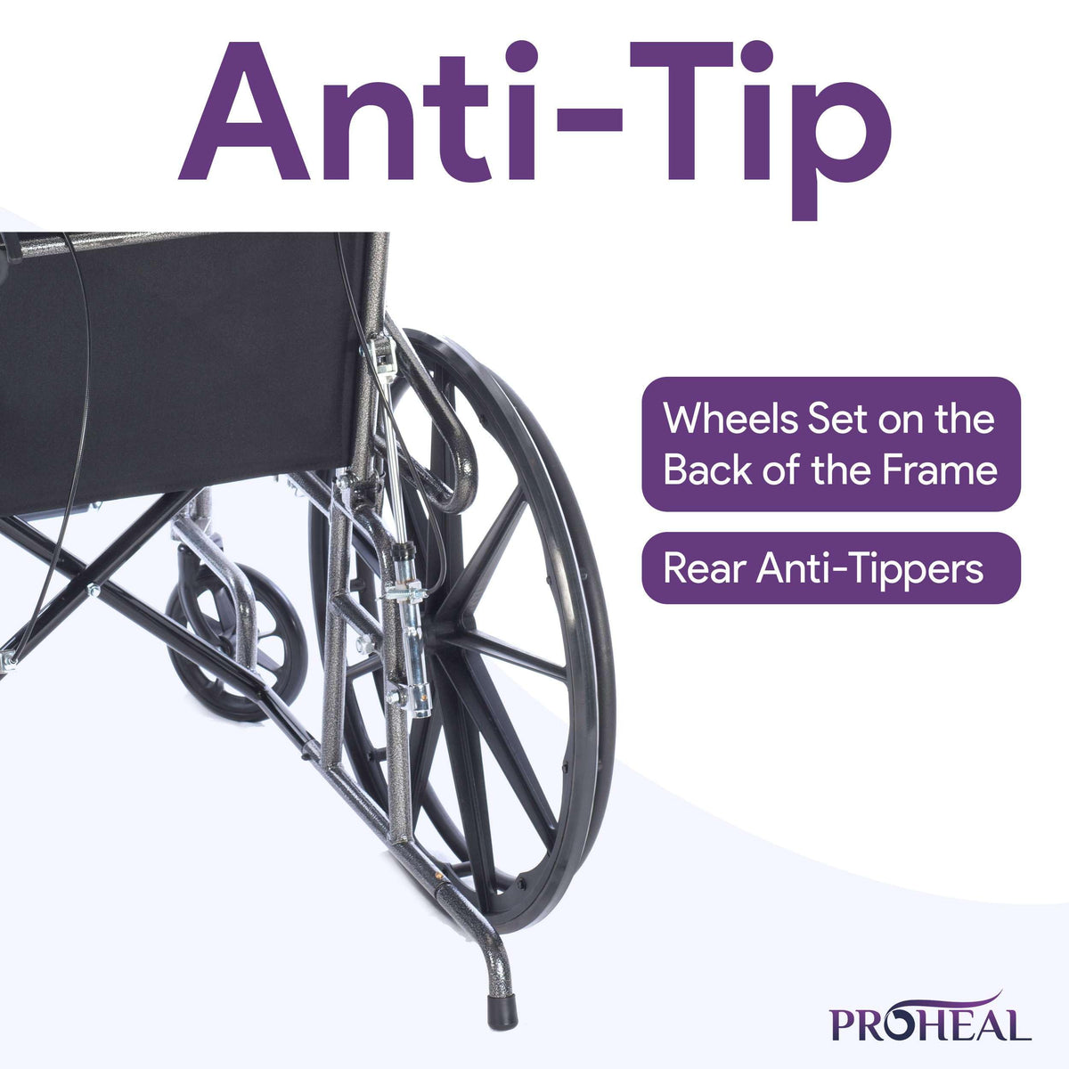 18” Reclining Wheelchair with Elevating Legrests A882713