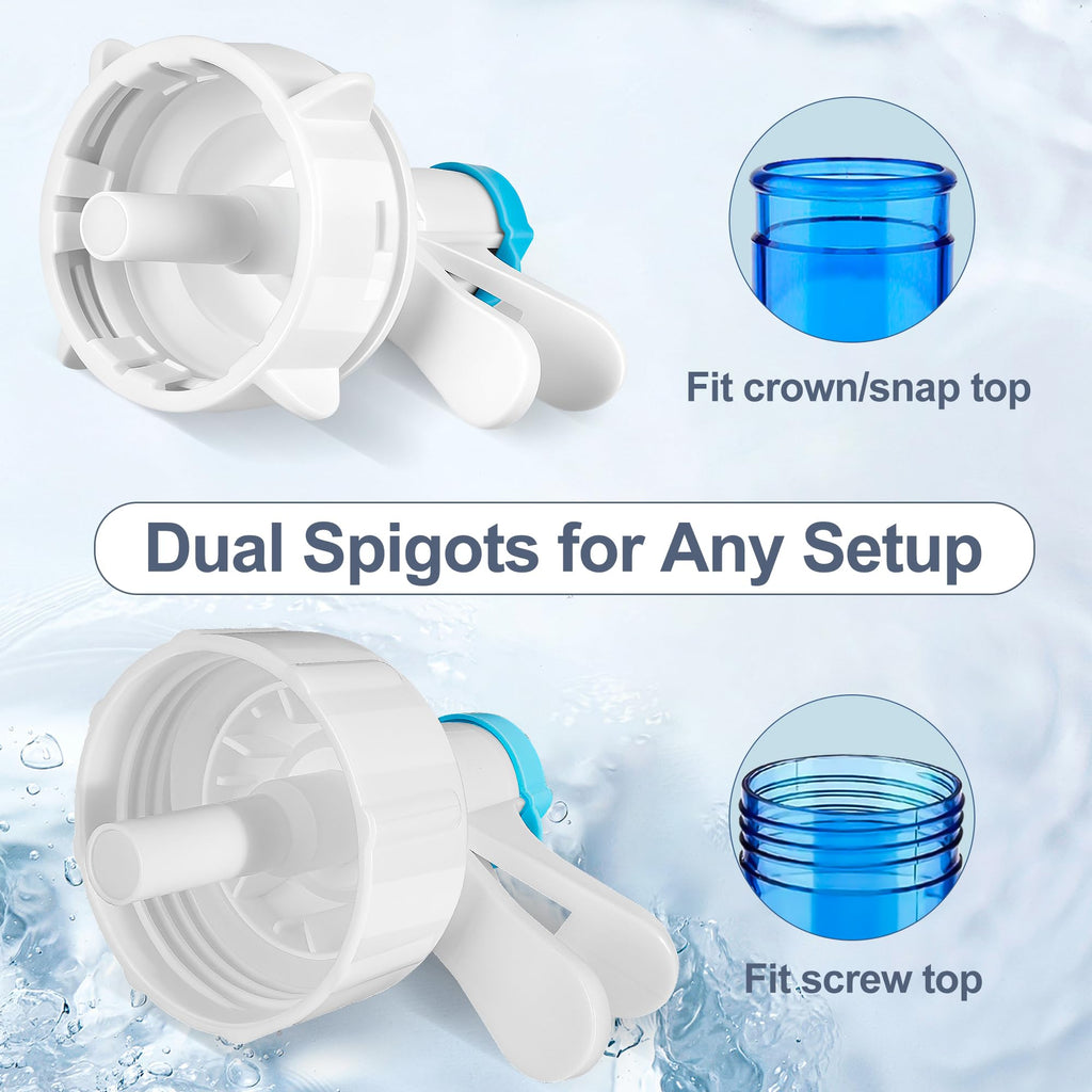 Water Dispenser Stand with 2 Faucets for 5-Gallon Buckets P992984