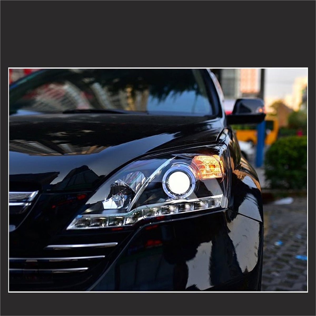 1 Pair Headlights with DRL C998