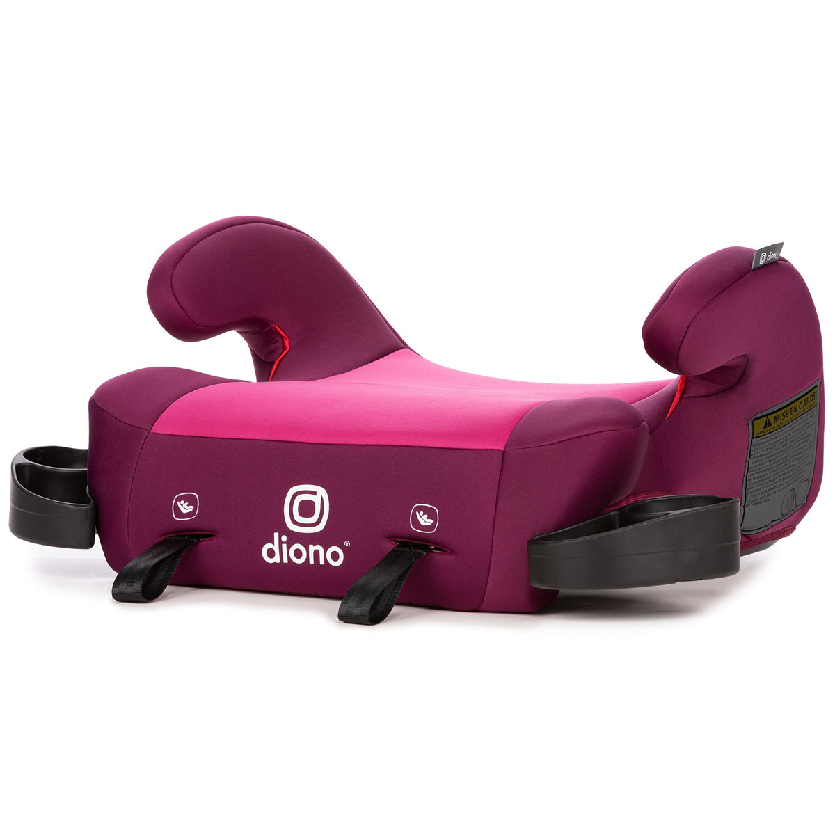 Backless Belt-Positioning Booster Car Seat, 1 Pink & 1 Blue, 40-120 lbs W74143