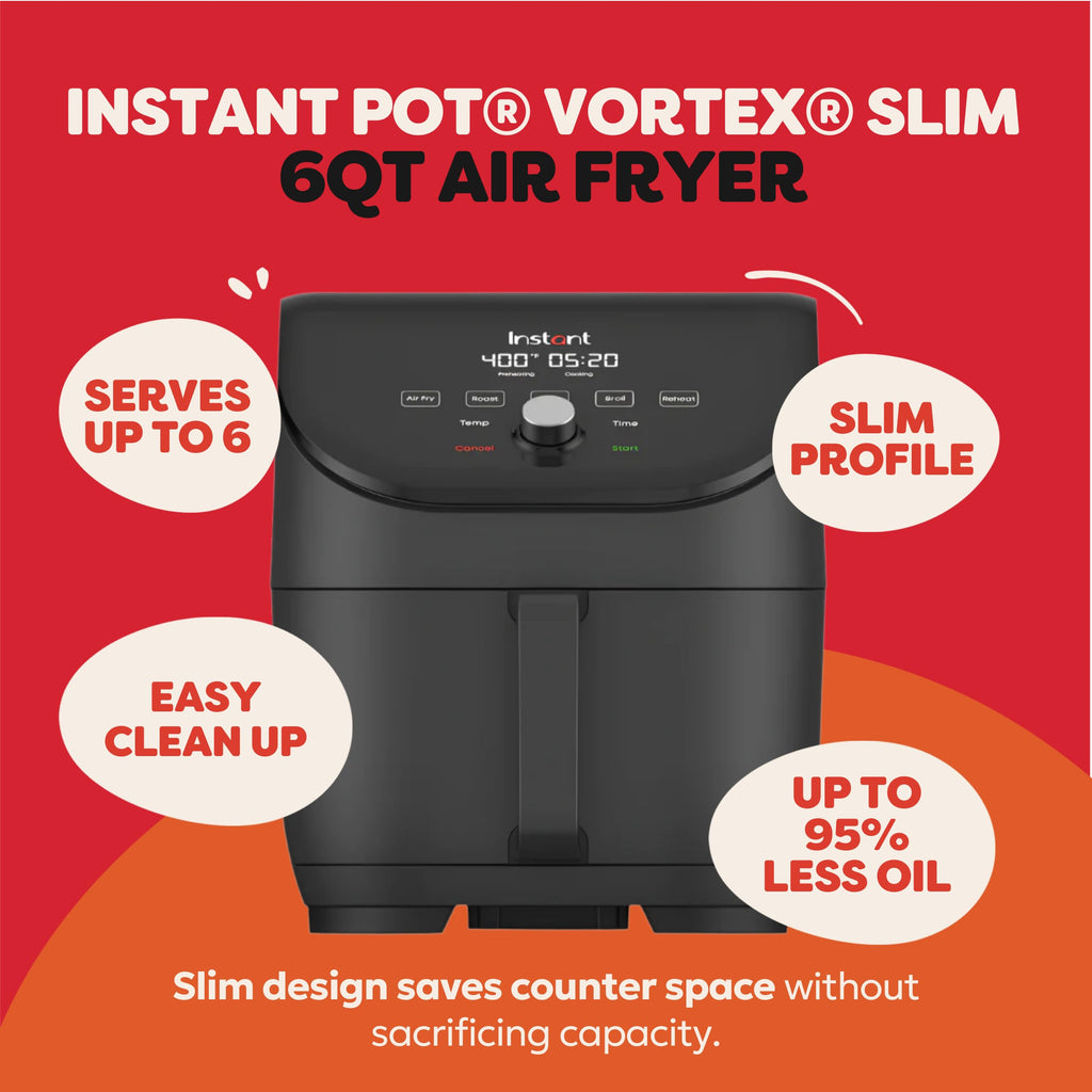 6QT Nonstick Dishwasher-Safe Air Fryer Z423