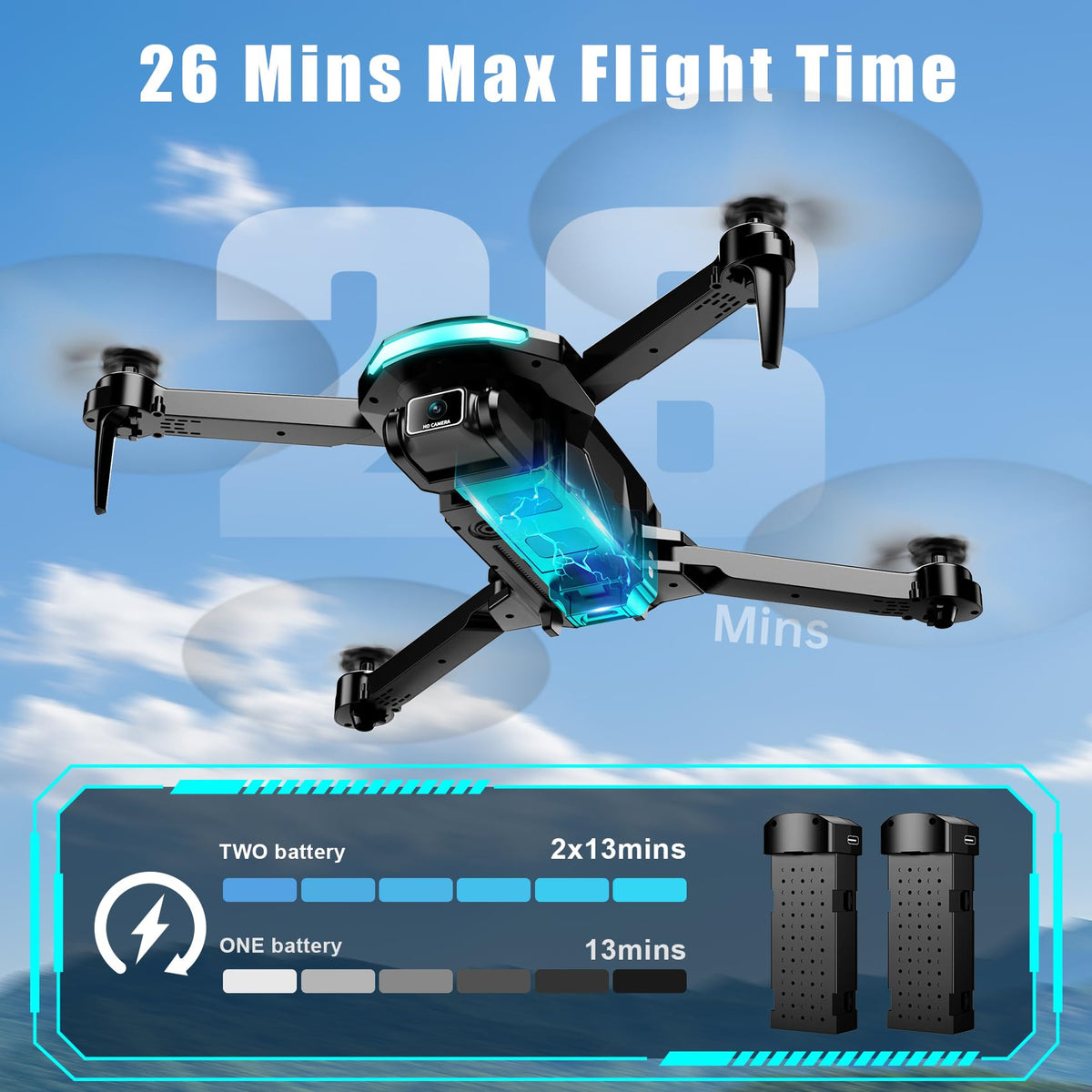 1080P HD Foldable Drone Y2565