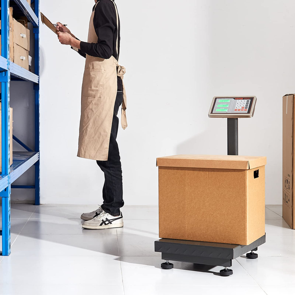 660 lbs Stainless Steel Digital Platform Scale D6029