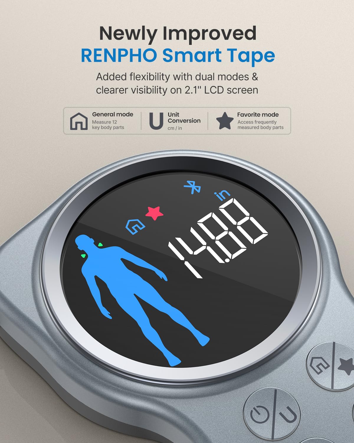 Smart Tape with Large Display, Scale with BMI G52549
