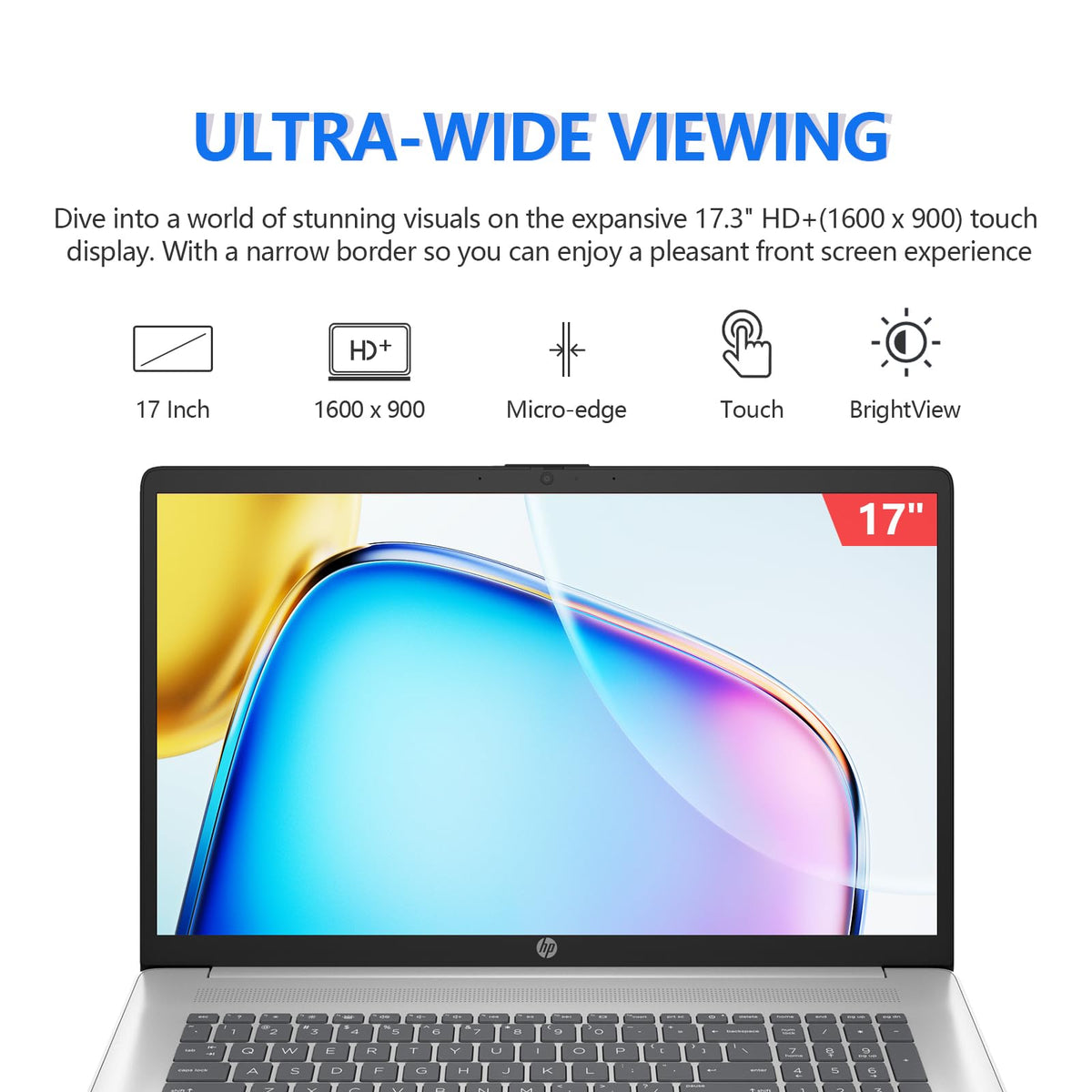 17.3" Touchscreen Laptop, AMD Ryzen 5, 32GB RAM 1TB SSD, Windows 11 Pro L27067
